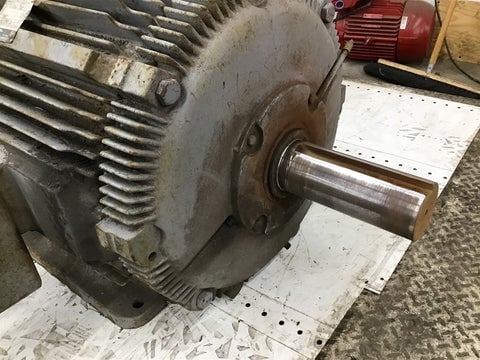 125 HP 1800 RPM Westinghouse TAFG, Frame 444T, TEFC, 4P, electrically OK, 460 Volts - Image 3