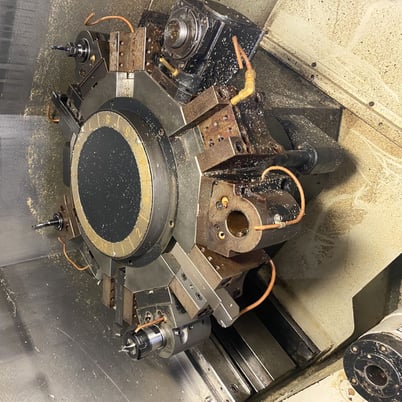 Mori Seiki #NL-2000MC/500, CNC turn mill center, 22.8" swing, 10" chuck, 3-jaw, 2.5" bar, 14" dia., 20.1" - Image 10