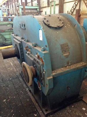 387 HP, Falk #12GTFT, gear reducer, 28" W x 42" OD drum, 3.75" Dia x 6" Long input shaft - Image 1