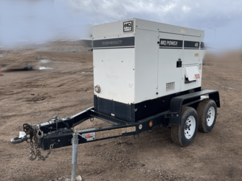40 KW Multiquip #DCA45SSIU4F, trailer mounted, Tier 3,120/240/208/277/480 Volts, 7232 hours, 2015, $24.5k - Image 1