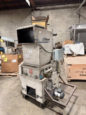 10" x 12" Nelmor granulator, 10 HP, solid rotor type, 3 rotor, 2 bed blades - Image 1