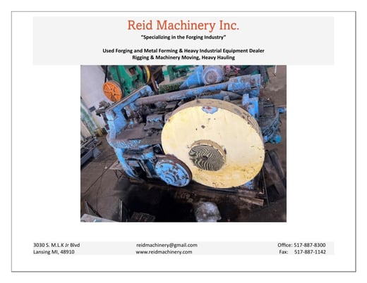 5" National upsetter press 1100 upset550 grip, Stroke: 15"-381mm - Image 1