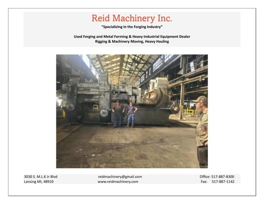 10" National Upsetter Heavy Duty Forging Machine, double toggle, 30" stroke, 300 HP - Image 4