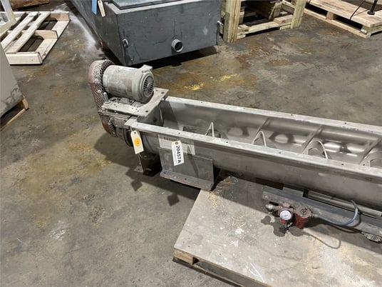 9" diameter x 6.8' long, Olmarc Packaging screw/auger conveyor, serial #3388 - Image 3