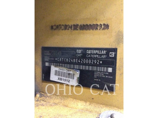 Caterpillar BC24B, Twin Drum Roller, 3776 hours, S/N: 042000292, 2014 - Image 6