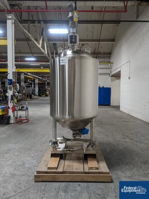 63.4 gallon Highland Stainless Steel Jacketed Tank, 240 Liter, 24" diameter x 30" straight side, dished - Image 3