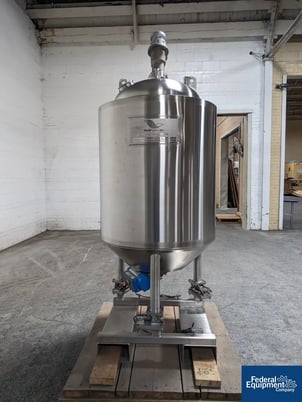63.4 gallon Highland Stainless Steel Jacketed Tank, 240 Liter, 24" diameter x 30" straight side, dished - Image 5