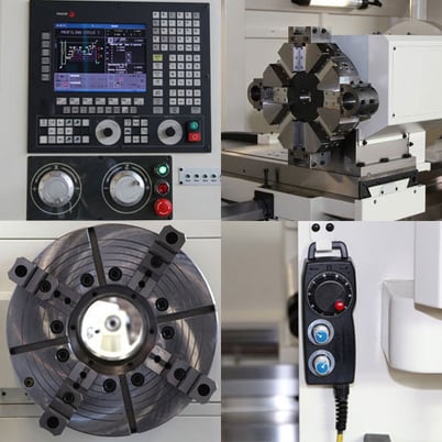 Summit #SmartCut-Big-Hole, CNC Lathes, 26.3"/63" sw, 4-Jaw chuck, 60" -200" cc, new - Image 2
