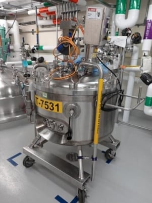 65 gallon Northland Stainless, inconel reactor, jacketed, agitated, 45/125 psi, 2003 - Image 5