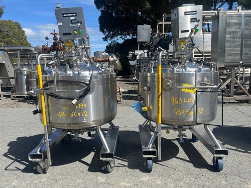 65 gallon Northland Stainless, inconel reactor, jacketed, agitated, 45/125 psi, 2003 - Image 7