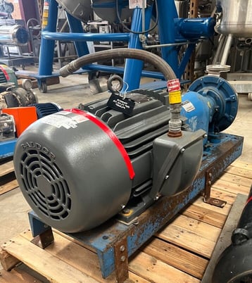 Geiger, Stainless Steel horizontal centrifugal pump, 15 HP motor, 1" inlet x 2" outlet - Image 4