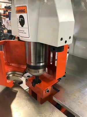 88 Ton, Sunrise #PM-88LT, hydraulic single end punch, NEW - Image 4