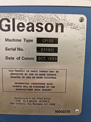Gleason #GP130, gear hobber - Image 6