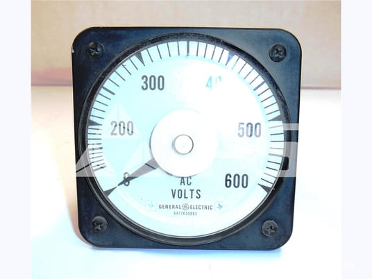 GE Ab-40 AC Volt Meter 0-600v Full Scale, 150 Volts AC Max - Image 1