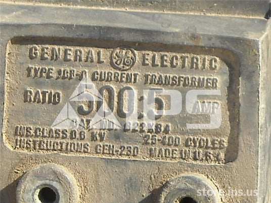 GE Jcb-0 Current Transformer 500:5 Window Type - Image 2