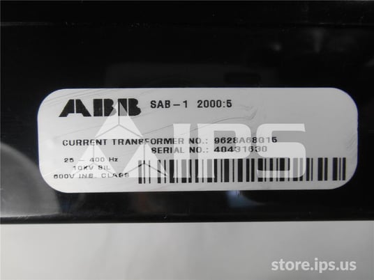 ABB Sab Current Transformer 2000:5 New - Image 1