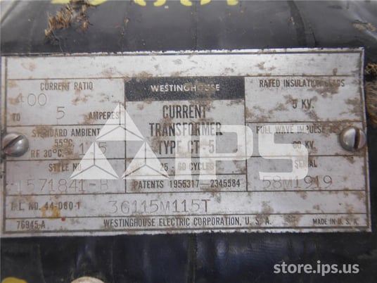 WH Type Ct-5 Current Transformer 400:5 Bar Type - Image 2