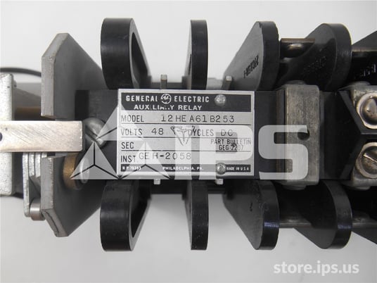 GE 48 Volts DC Hea Lock Out Relay 5 Stage, Oval Handle - Image 2