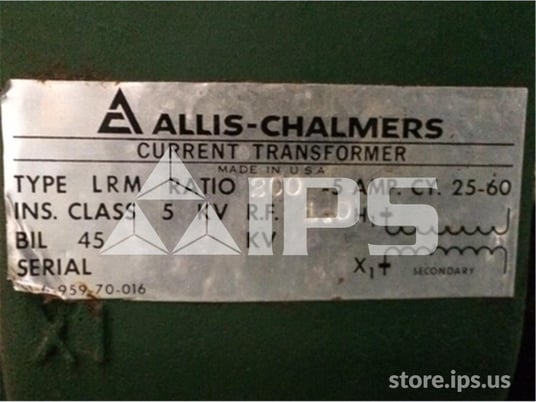 AC Lrm Current Transformer 200:5 Bar Type - Image 2