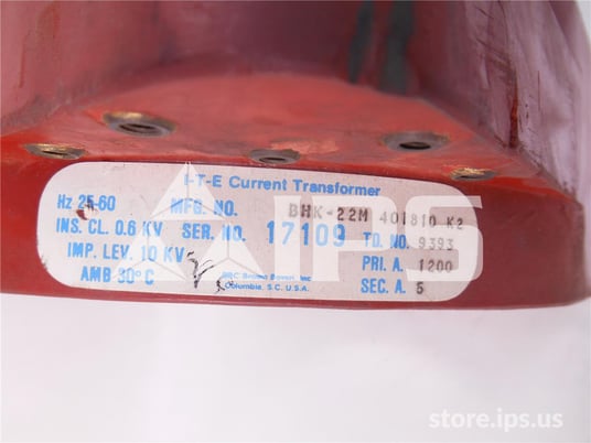 ITE Bhk-22m Multi Ratio Current Transformer 1200:5 5.5" Window - Image 2