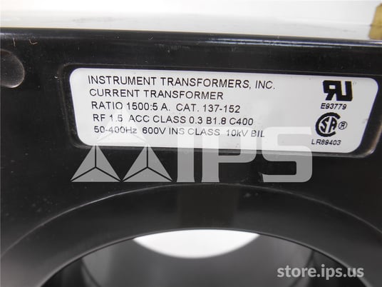 Iti Model 137 Current Transformer 1500:5 Unused Surplus C400 - Image 2