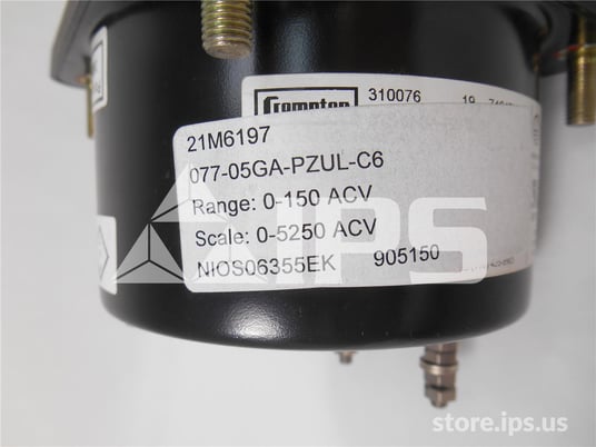 Crompton Switchboard AC Volt Meter 0-5250v, 150 Volts AC Max - Image 2