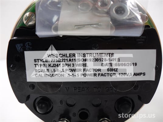 Weschler Power Factor Meter New - Image 2