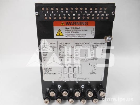 Ametek Jemstar Watthour Meter Auto Ranging Input 55-530vac, 3 Phase, 4 Wire Wye - Image 3
