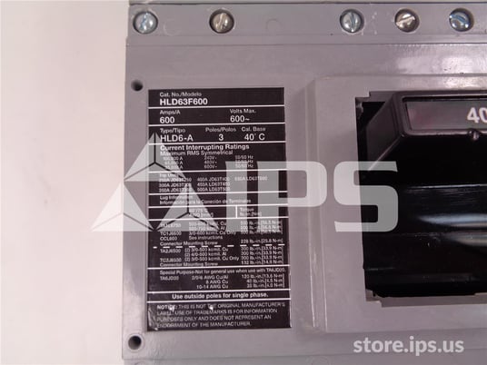 Sa Sentron Hld6-a Mccb, 400at Generic Item Number - Image 3