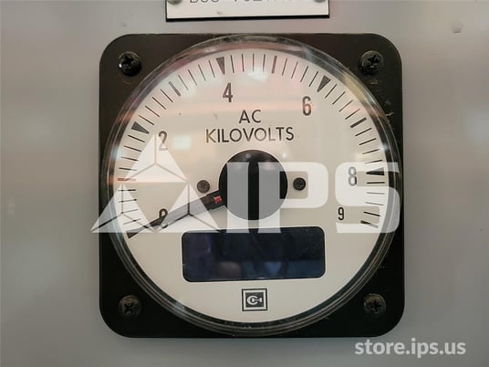 Yokogawa Dual-vue Digital / Analog AC Kilovolt Meter 0-9 KV Full Scale, 150 Volts AC Max, Blue Led Display - Image 1