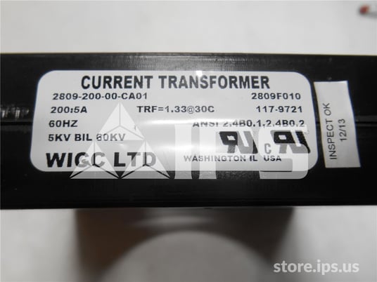 Wicc Current Transformer 200:5 5 KV Bil - Image 2