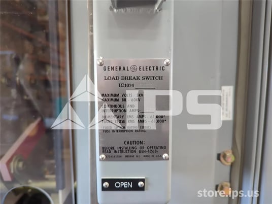 1200 Amps GE Ic1074b Load Break Switch Limitamp 5 KV 61k Amps - Image 4