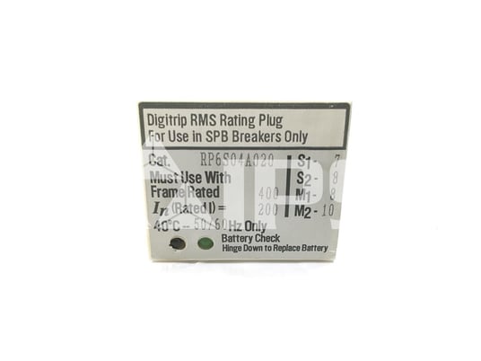 200 Amps WH Rating Plug 400 Amps Ct For Digitrip 10 Series, Spb - Image 1