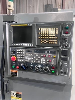 Samsung #SL-40/1500, CNC lathe, 26.8" swing, 18" chuck, 3-jaw, 4.6" bar, 60.2" centers, A2-11, 1800 RPM, 30 - Image 3