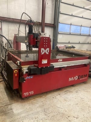 Omax #Maxiem-1515, Waterjet Cutting System, 20 HP, Mobile Control Station, 23" Widescreen Display, 2011 - Image 1