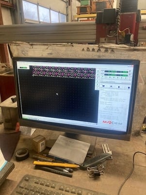 Omax #Maxiem-1515, Waterjet Cutting System, 20 HP, Mobile Control Station, 23" Widescreen Display, 2011 - Image 2