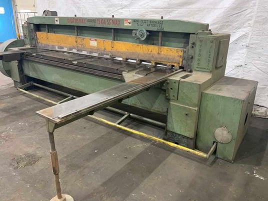 10 gauge x 10' Wysong #1010, mechanical shear, 24 front operated power back gauge, front squaring arm, front - Image 3