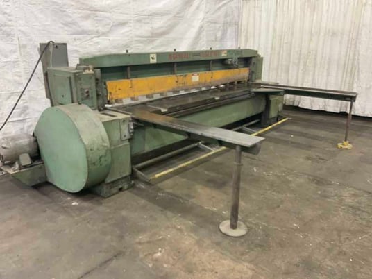 10 gauge x 10' Wysong #1010, mechanical shear, 24 front operated power back gauge, front squaring arm, front - Image 8