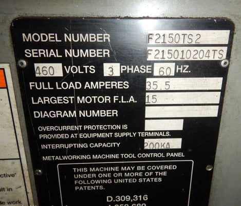 20" x 25" Marvel #2150, vertical band saw, 17' 6" x 1-1/4" blade, 30-500 SFPM, blade guide & tension, 40" - Image 4