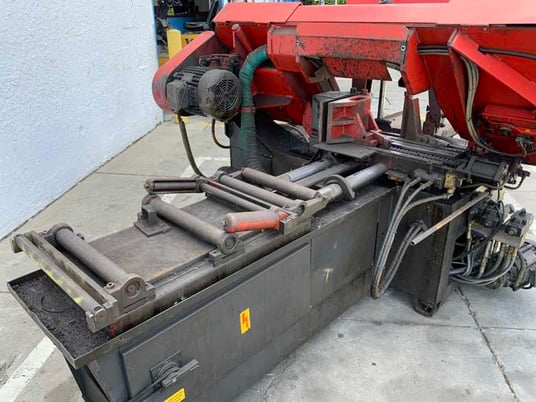 16" x 16" Amada #HA-400W, horizontal band saw, 180" L x 1-5/8" W x .051" H blade, 50-295 FPM, 16" x 60" feed - Image 2
