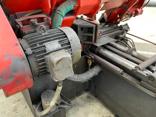 16" x 16" Amada #HA-400W, horizontal band saw, 180" L x 1-5/8" W x .051" H blade, 50-295 FPM, 16" x 60" feed - Image 3