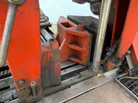 16" x 16" Amada #HA-400W, horizontal band saw, 180" L x 1-5/8" W x .051" H blade, 50-295 FPM, 16" x 60" feed - Image 7
