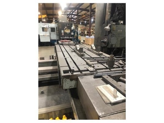 5" Giddings & Lewis #PMC-5-3X, CNC horizontal boring mill, 50 Tpr, 25 HP, 1120 RPM, 48" x120" table - Image 2