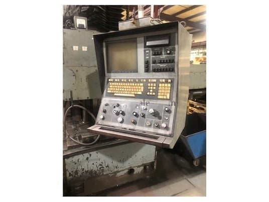 5" Giddings & Lewis #PMC-5-3X, CNC horizontal boring mill, 50 Tpr, 25 HP, 1120 RPM, 48" x120" table - Image 3