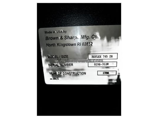 Brown & Sharpe #Reflex-765-2R, coordinate measuring machine, 28" X, 24" Y, Micro Xcel, assorted studs & - Image 3