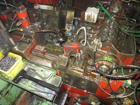 3/8" x 3.14" Asahi Okuma #AOT-10B, 2 die 2 blow cold header, 3" kickout length, 200 PPM - Image 7