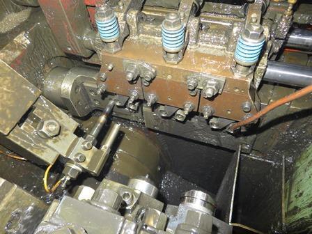 3/8" x 3.14" Asahi Okuma #AOT-10B, 2 die 2 blow cold header, 3" kickout length, 200 PPM - Image 8