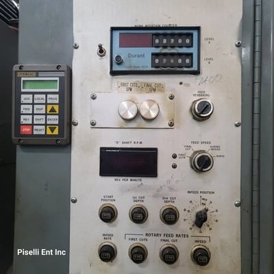 Fellows #10-2, gear shaper, 3" riser, 14" dia., pinion support tailstock, vari-speed drive, s/n #36880 - Image 10