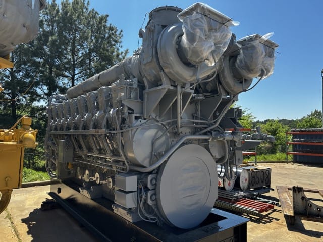 4735 HP @ 1000 RPM, Caterpillar #G3616, Natural gas compression engine ...