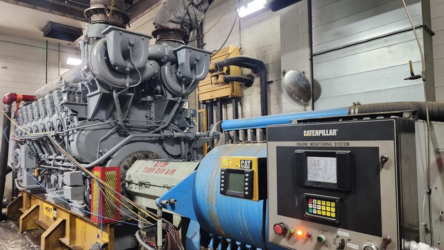 4735 HP @ 1000 RPM, Caterpillar #G3616, Natural gas compression engine ...